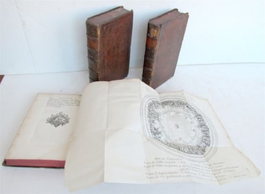 1780 ILIAD of HOMER 3 volumes antique in FRENCH L'Iliade D'Homere