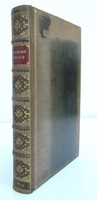 1920 ESSAYS of JOSEPH ADDISON antique DECORATIVE BINDING
