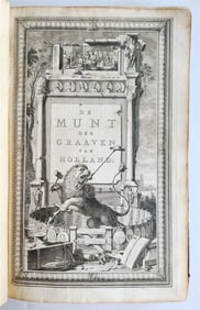 1700 NUMISMATICS of NETHERLANDS antique DE MUNT DER GRAAVEN van HOLLAND