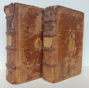 1604 AELIUS ARISTIDES 2 VOLUMES antique Adrianensis Oratoris Clarissimi RARE