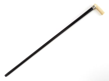 Antique Walking Cane, FINE Carved Handle