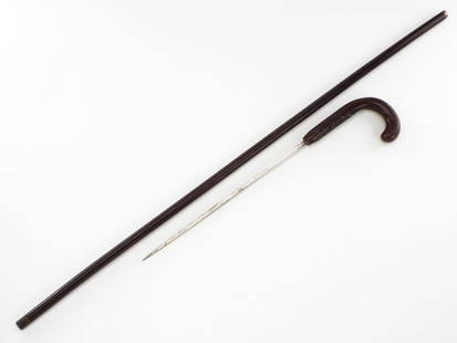 Very Good Antique Sword Cane: Very Good Antique Sword Cane. Full Length 35 Inches Blade Length 10.5 Inches