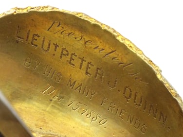 American M1860 PRESENTATION to Lieutenant J.QUINN Sword. German Blade