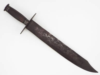 American Civil War era Confederate Soldier's Large Bowie Knife: American Civil War era Confederate Soldier's Large Bowie Knife. Full Length 20.5 Inches Blade Length 15 Inches