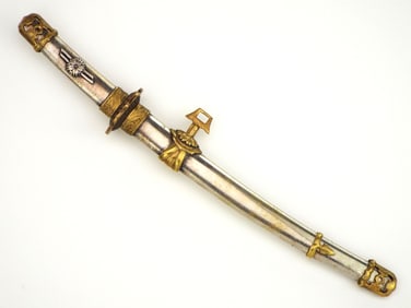 Antique Japanese MINIATURE Japanese Katana Tachi