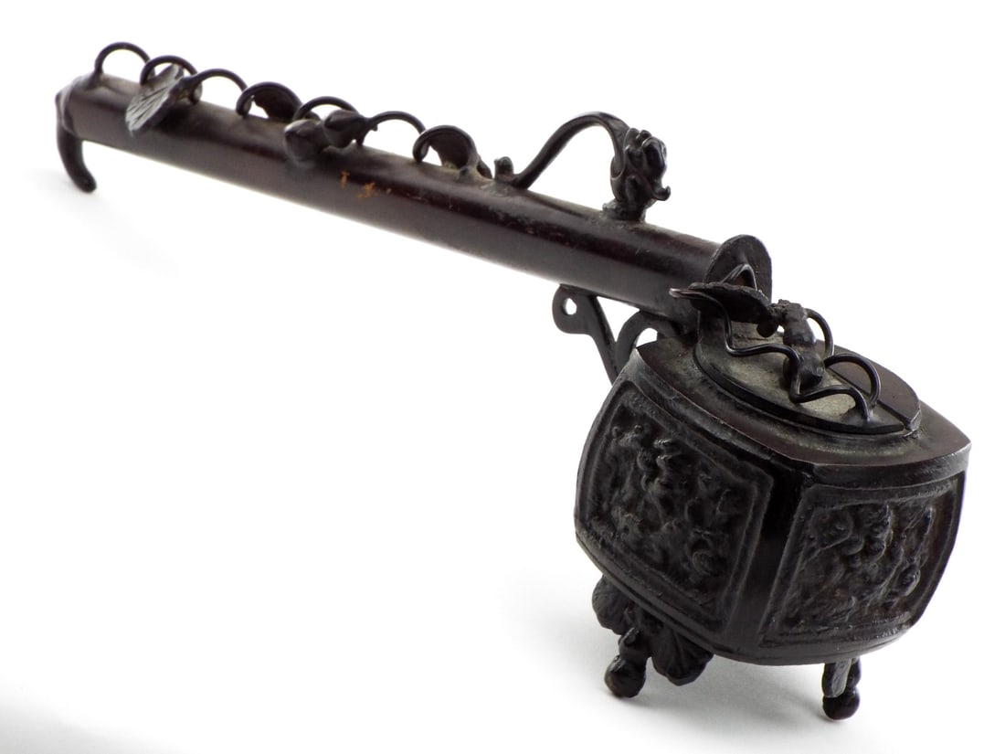 Antique Japanese Bronze Inkwell (1 of 14)