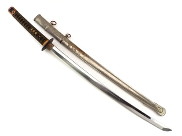 Unusual Japanese WWII Naval Officers Katana Navy Sword