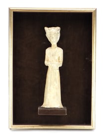 Sui Dynasty White Glazed Ceramic Jar Figurine