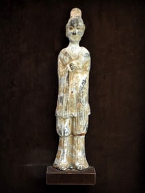 Chinese Tang Dynasty Painted Pottery Figure