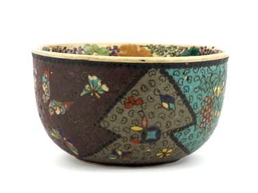 Antique Japanese Cloisonne Bowl