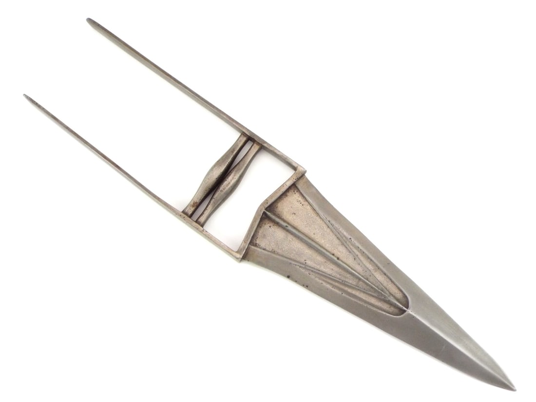 Extraordinary RARE Islamic Indian Mogul WOOTZ Hilted amd Bladed KATAR Dagger. (1 of 20)