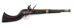 Interesting European Flintlock Cavalry Carbine Rifle Maker Marked and Dated 18722