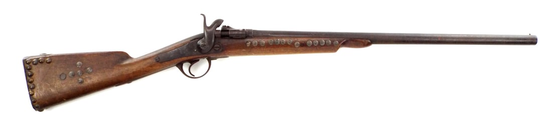 Antique American Percussion Indian Trade Gun: Antique American Percussion Indian Trade Gun
