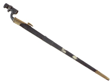 American Civil War Bayonet in Scabbard.