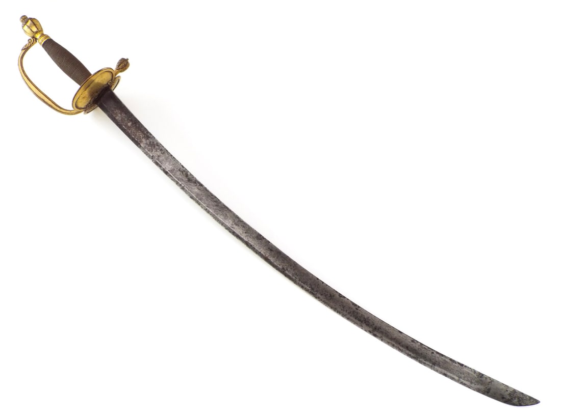 Interesting British Pattern 1796 Officers Spadroon Sword With Curved Blade (1 of 16)