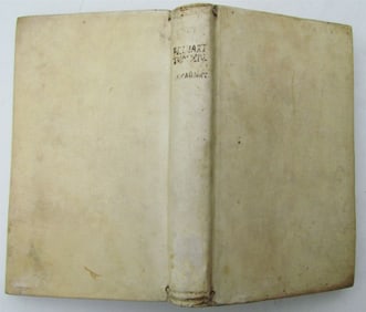 1749 VELLUM BOUND SUMMA S. THOMAE CURSUS THEOLOGICAE P.3 Vol. 1 antique in LATIN