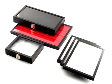 Lot of Display Cases