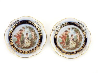 2 German Porcelain Dishes