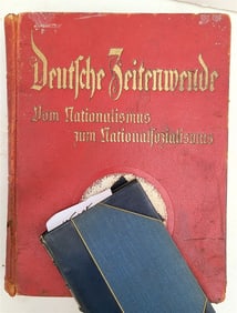 1934 DEUTSCHE ZEITENWENDE w/ introduction by MAX KREBS antique ILLUSTRATED FOLIO