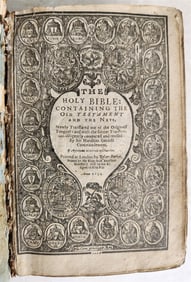 1634 BIBLE in ENGLISH King James antique ORIGINAL BINDING
