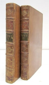 1749 METAPHYSICS PHYSICS MICROSCOPY 2 VOLUMES ILLUSTRATED antique SCIENCE