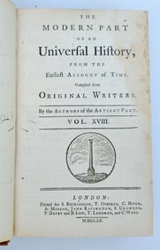 1760 Modern Part of an Universal History Barbary to Morocco antique RICHARDSON
