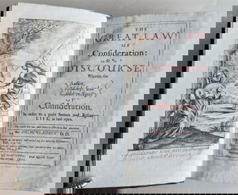 1694 GREAT LAW of CONSIDERATION antique in ENGLISH