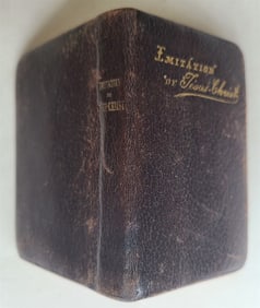 1882 L'IMITATION de JESUS CHRIST in FRENCH antique