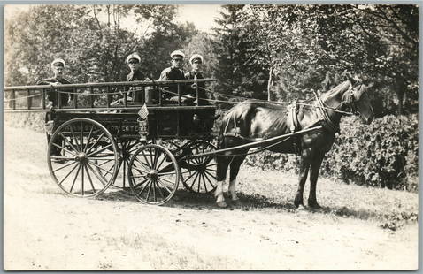 WEST BRIDGEWATER MA MASS STATE FORESTERS ANTIQUE REAL PHOTO POSTCARD RPPC rare: WEST BRIDGEWATER MA MASS STATE FORESTERS ANTIQUE REAL PHOTO POSTCARD RPPC rare