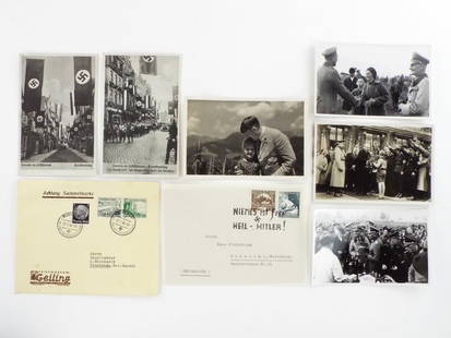 Lot of 8 Extremely Rare German WWII Postcards: Lot of 8 Extremely Rare German WWII Postcards