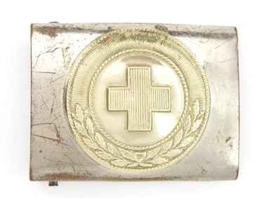 German WWII Red Cross Medical Belt Buckle