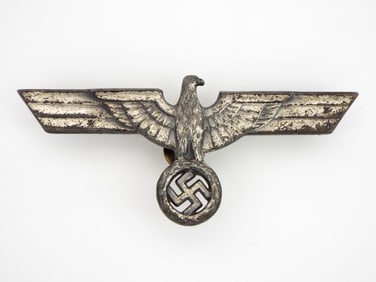 German WWII Silver Plated Spelter National Eagle