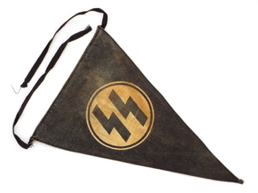 German WWII SS Vehicle Pennant