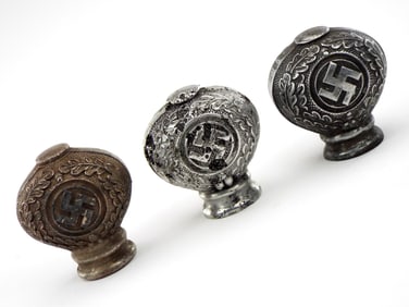 3 German WWII Pommels for Luftwaffe Dagger