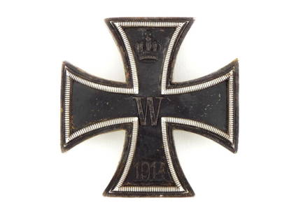 German WWI Iron Cross 1st Class in 800 Silver: German WWI Iron Cross 1st Class in 800 Silver