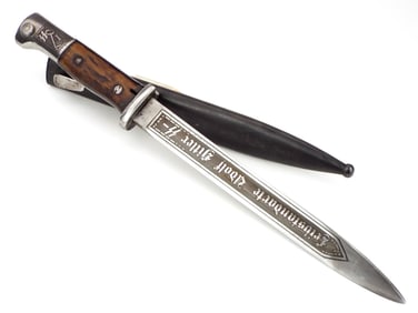 German WWII Bayonet with double etching