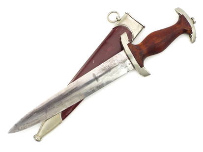 Very Good German WWII Ground ROHM SA Dagger: Very Good German WWII Ground ROHM SA Dagger Full length 14.5 Inches Blade length 8.5 Inches