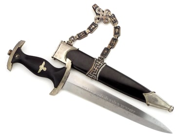 Fine German WWII SS Chained Dagger