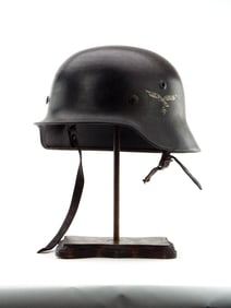 Good German WWII Luftwaffe Single Decal Helmet
