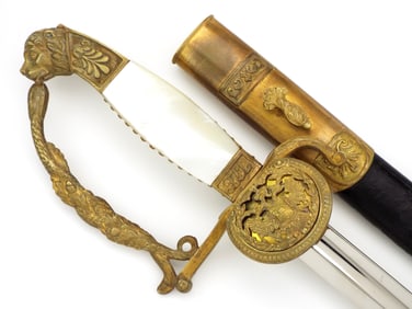 RARE Austrian 19th C. to WWI Diplomat Sword