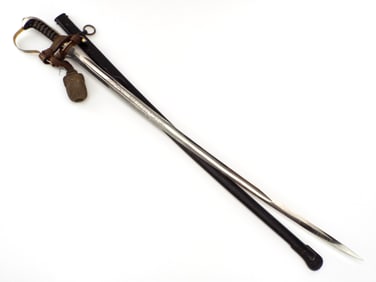German WWI Army Officers Sword by EICKHORN SOLINGEN with Regimental Engraved Blade.