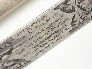 Scottish Boer War Presentation Sword