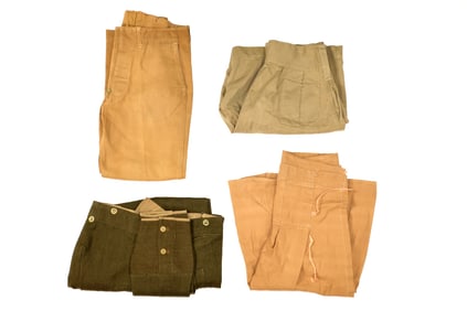 Rare Lot of British WWII Pants & Shorts