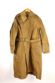 British WWII Motorcycle Motorcycle Military Dispatch Overcoat