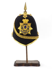 Victorian Sherwood Foresters Officers Helmet