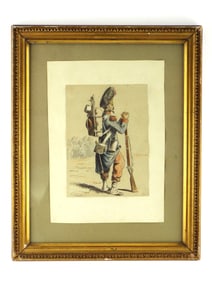 French Military Painting by Felix Benoist