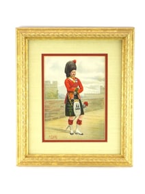 A nice military watercolor painting