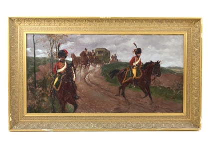 A nice military watercolor painting