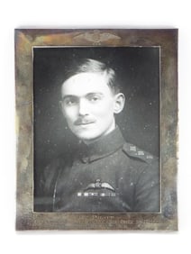 WWI Royal Flying Corps Sterling Presentation Photo