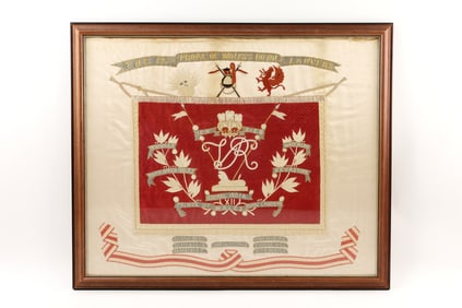 12 Lancers Framed Needlework